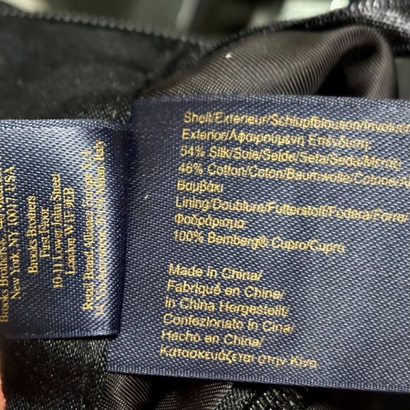 Brooks Brother Wm Sz 12 Black Satin-Look Pencil-Silhouette Midi-Skirt Slit Zip - Picture 9 of 9